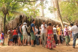 O movimento no Quilombo Rio dos Macacos